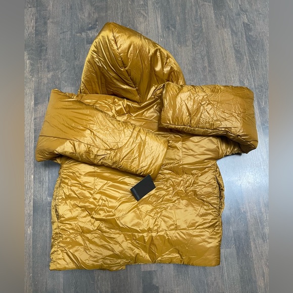 Norma Kamali Hooded Sleeping Bag Coat Short, XS/S, Mocha, NWT! - Picture 4 of 11